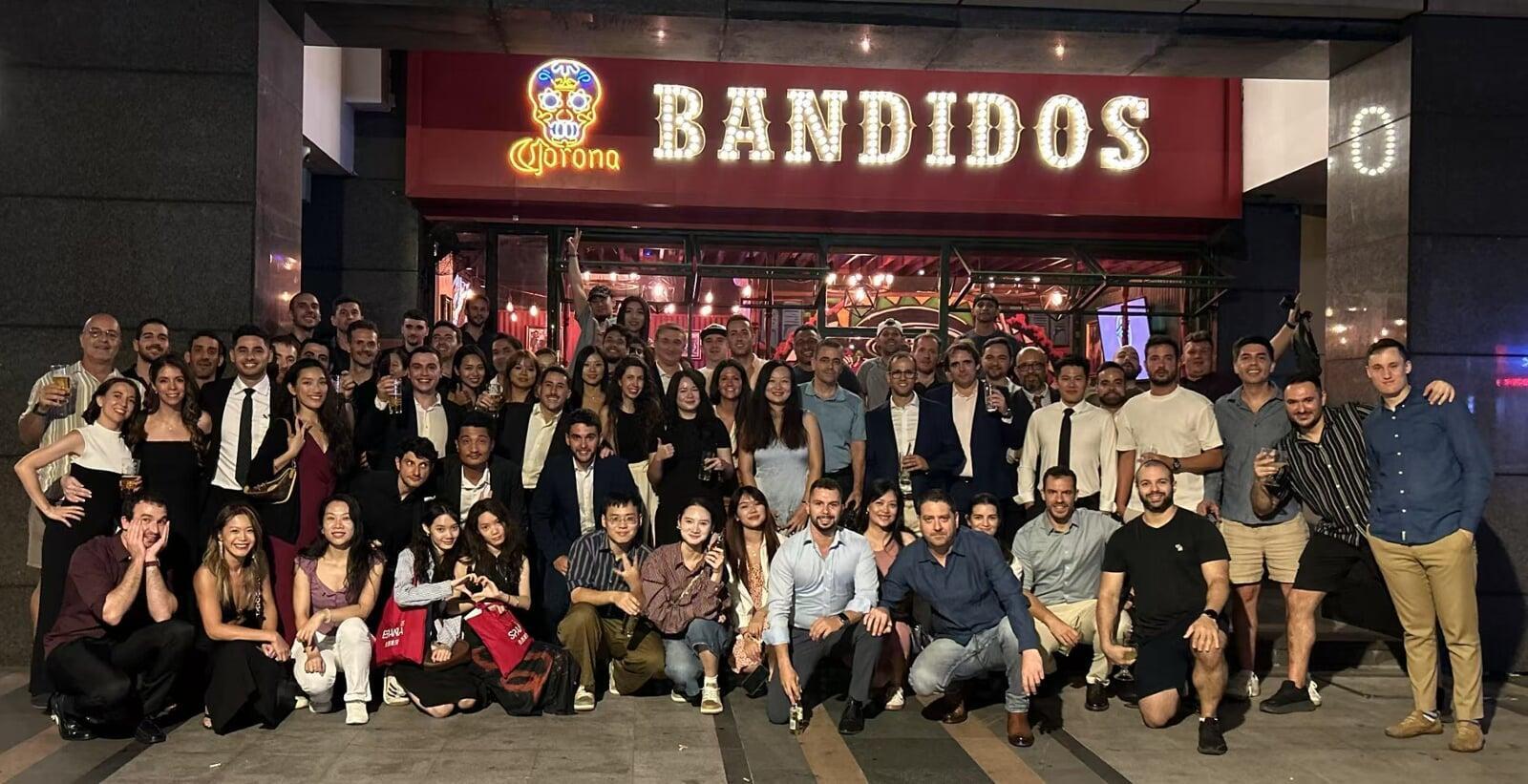 Bandidos Guangzhou – Team of Chefs and Staff at Mexican Cantina